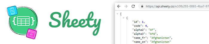 Transformer n'importe quelle Google Sheet en une API avec Sheety