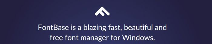 FontBase, un gestionnaire de polices pour Windows