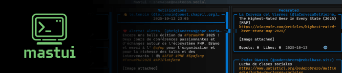 Mastodon dans votre terminal