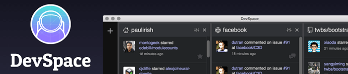 Devspace.io, le TweetDeck pour GitHub - Dév. Web
