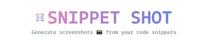 Créez une image de votre code mis en valeur avec Snippet Shot - Dév. Web