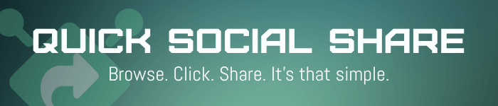 Partagez vos liens en un clic avec l’extension Quick Social Share