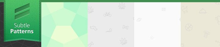 Des jolis backgrounds avec Subtle Patterns
