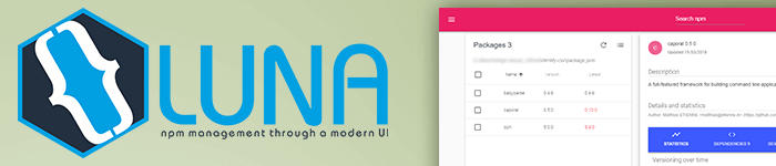 Gérez vos paquets NPM avec Luna