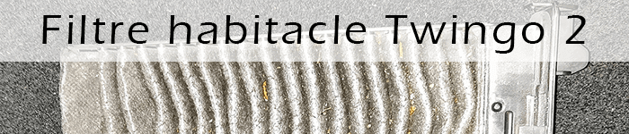 Comment changer le filtre habitacle sur une Renault Twingo 2
