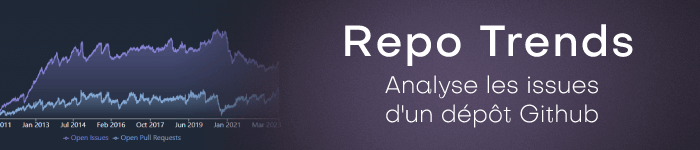 Voir l'évolution du nombre d'issues et pull requests d'un dépôt Github