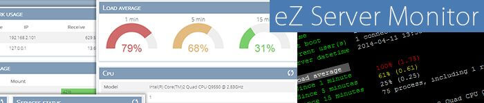 eZ Server Monitor : un dashboard simple et léger pour monitorer votre Linux