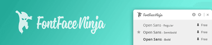 FontFace Ninja, une extension pour connaître les polices d'un site