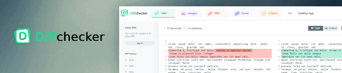 Trouver les différences entre deux textes, images ou documents avec DiffChecker