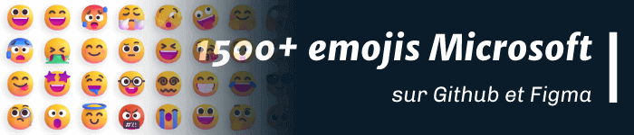 Microsoft publie sur Github et Figma sa bibliothèque de 1500 emojis en open source
