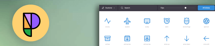 Phosphor Icons propose plus de 500 icônes modernes sous différents styles