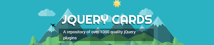 jQuery Cards centralise des plugins jQuery de qualité