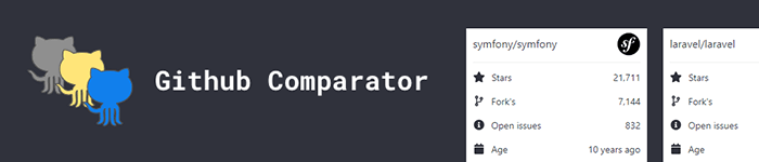 Comparer les dépôts Github avec Github Compare