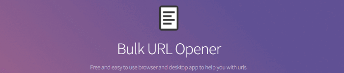 Ouvrir plusieurs URLs en une fois grâce à l'extension Bulk URL Opener