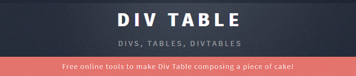Générer des tableaux HTML facilement avec DivTable