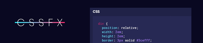 Une collection d'effets CSS à copier-coller grâce à CSSFX