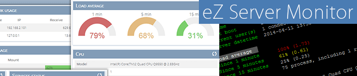 eZ Server Monitor : un dashboard simple et léger pour monitorer votre Linux