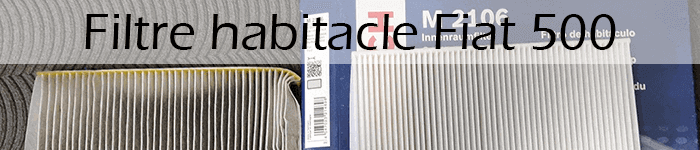Comment changer le filtre habitacle sur une Fiat 500 1.4 100 cv