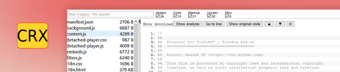 Afficher le code source d'une extension Chrome ou Firefox dans le navigateur