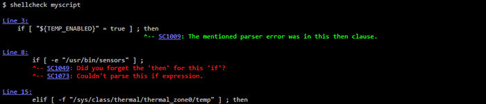 Vérifier un script Bash avec ShellCheck