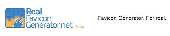 Générer facilement des favicons avec Real Favicon Generator