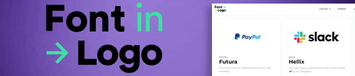 Découvrez quelle typo se trouve sur les logos des marques avec Font In Logo